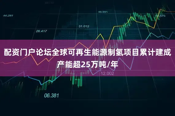 配资门户论坛全球可再生能源制氢项目累计建成产能超25万吨/年